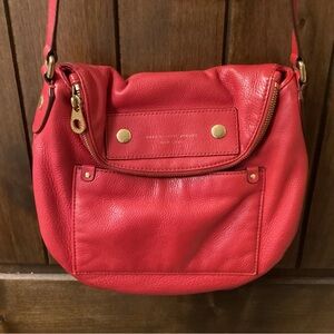 Marc Jacob Vintage Red Leather Crossbody Bag